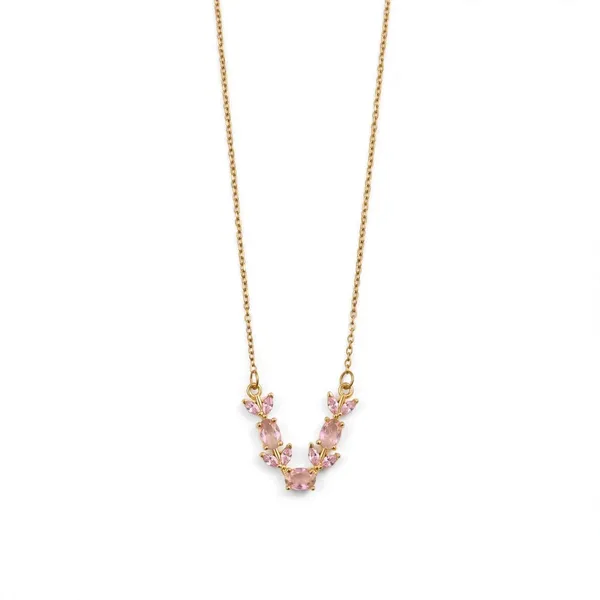 Pink_Tulip_Pendant_Necklace_-_Gold_Plated_Anti_Tarnish_-_Daily_Wear_Party_Necklace_for_Girls