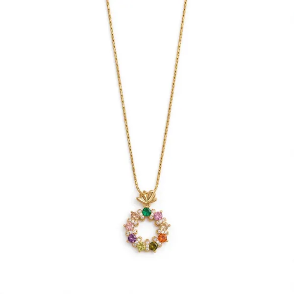 Rainbow_Gemstone_Wreath_Necklace_-_Party_Wear_Dainty_Chain