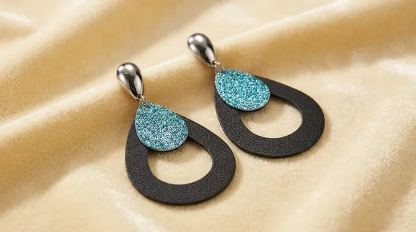 Black_Alloy_Statement_Halo_Stud_Earrings_For_Women
