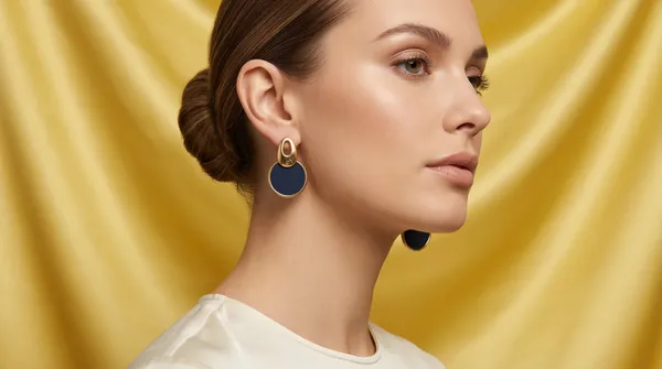 Black_Alloy_Orbit_Circle_Drop_Earrings_For_Women