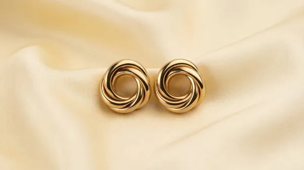 Gold_Alloy_Infinity_Twist_Stud_Earrings_For_Women
