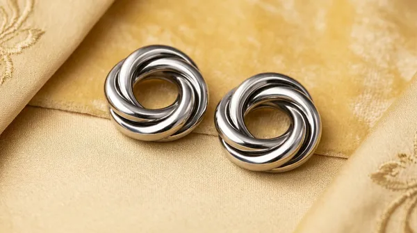 Silver_Alloy_Infinity_Twist_Stud_Earrings_For_Women