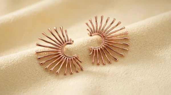 Rose_Gold_Alloy_Sunburst_Crescent_Earrings_For_Women