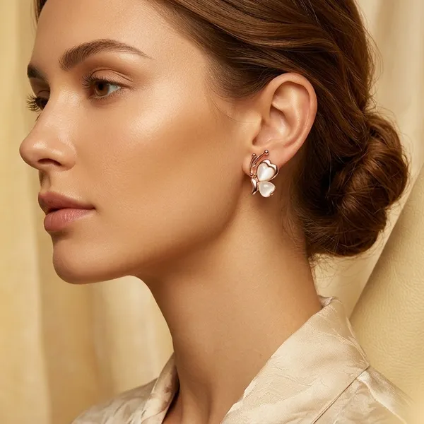 Rose_Gold_Alloy_Butterfly_Heart_Stud_Earrings_For_Women