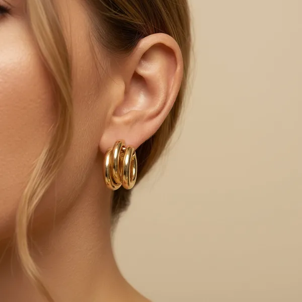 Gold_Alloy_Intertwine_Hoop_Earrings_For_Women