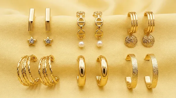 Gold_Alloy_Multi-Design_Earring_9-Pair_Combo_Set_For_Women