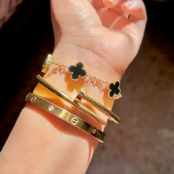 Gold_And_Black_Alloy_3-Piece_Bracelet_Stack_Set_For_Women