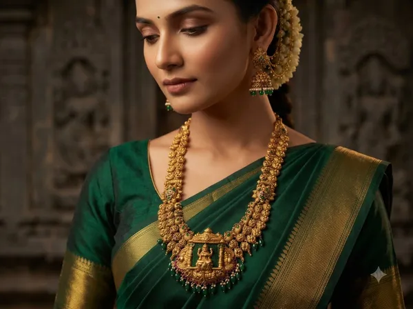 Premium_Antique_Lakshmi_Temple_Haram_Set