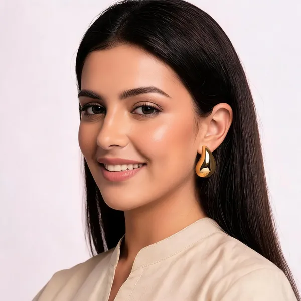 Gold_Alloy_Molten_Sculpt_Statement_Earrings_For_Women