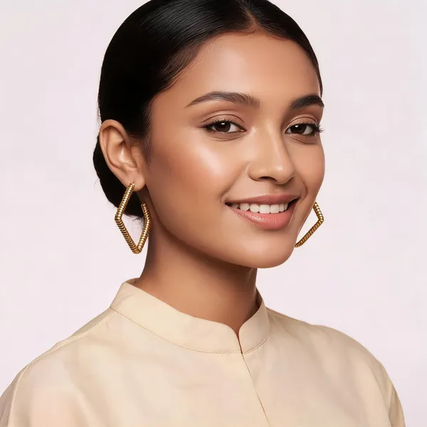 Gold_Alloy_Square_Hoop_Earrings_For_Women