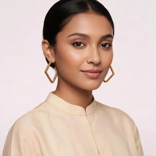 Gold_Alloy_Square_Hoop_Earrings_For_Women