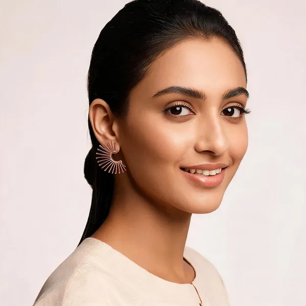 Rose_Gold_Alloy_Sunburst_Crescent_Earrings_For_Women