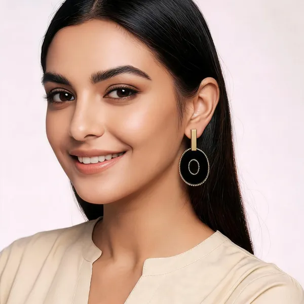 Gold_Alloy_Navy_Oval_Drop_Earrings_For_Women