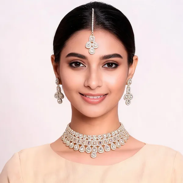 Silver_Alloy_Necklace_Set_For_Women