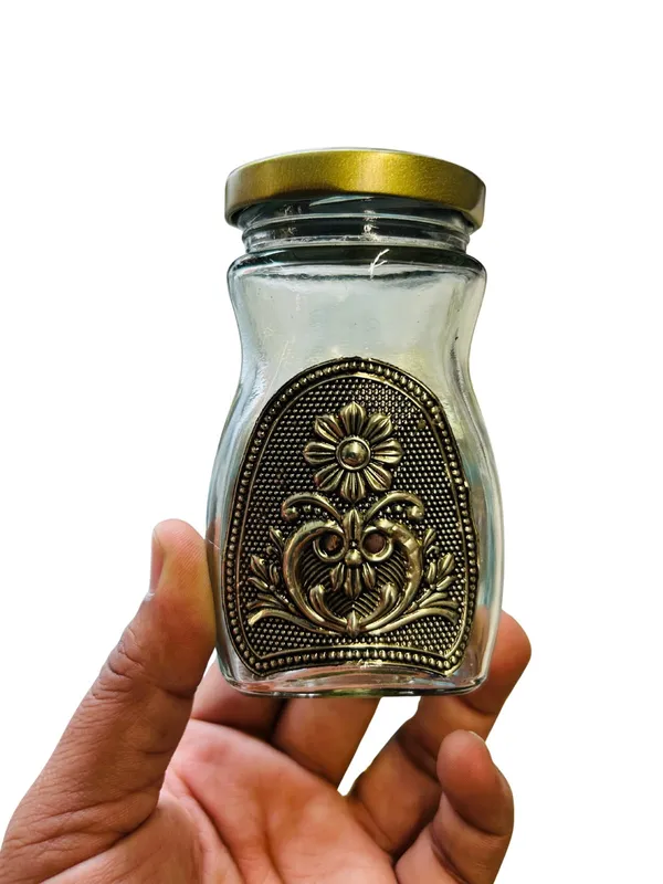 Glass_Ornate_Floral_Design_Storage_Jar_Set