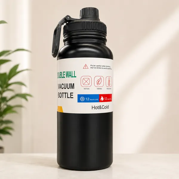 Black_Double_Wall_Hot_And_Cold_Vacuum_Bottle