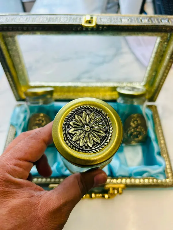 Glass_Ornate_Floral_Design_Storage_Jar_Set
