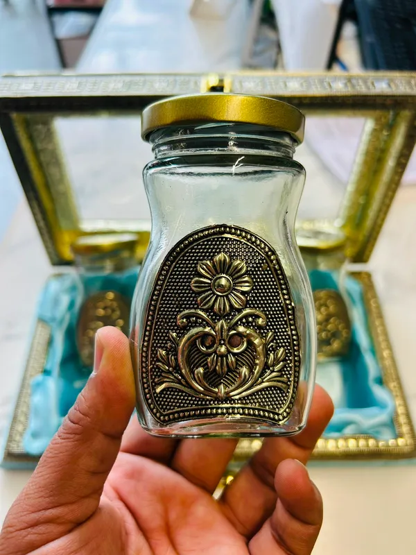 Glass_Ornate_Floral_Design_Storage_Jar_Set
