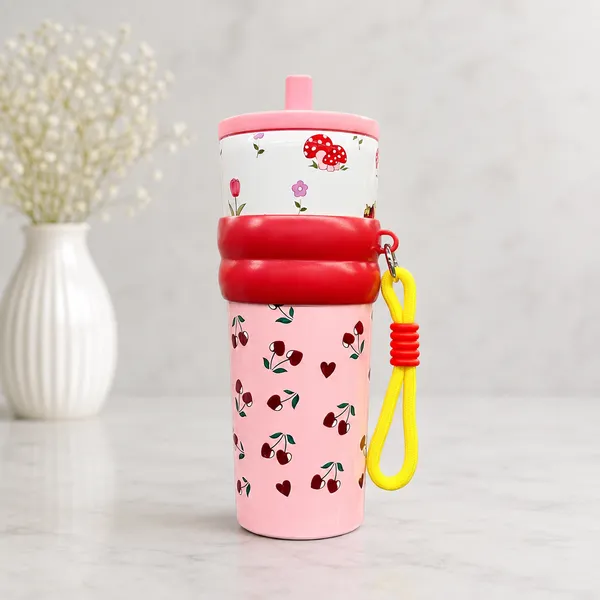 Printed_Kids_Water_Bottle_With_Carry_Strap