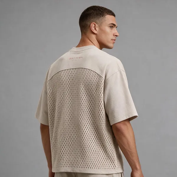 Off_White_Terry_Cotton_Mesh_Relaxed_Fit_T-Shirt_For_Unisex