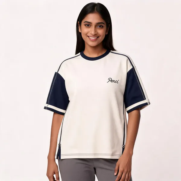 Off_White_Terry_Colorblock_Crew_Neck_T-Shirt_For_Unisex