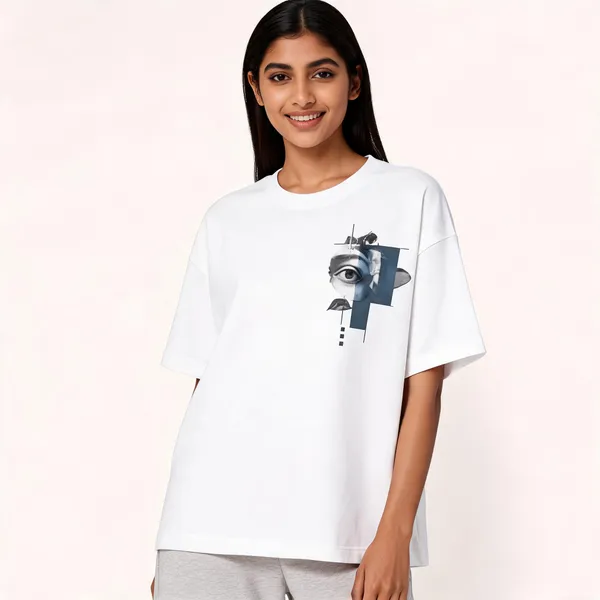 White_Terry_Cotton_Oversized_Graphic_T-Shirt_For_Unisex