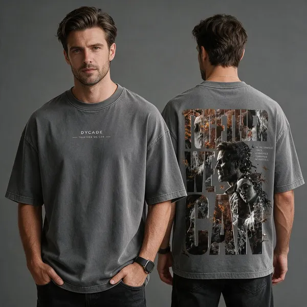 Grey_Terry_Cotton_Graphic_Print_T-Shirt_For_Unisex