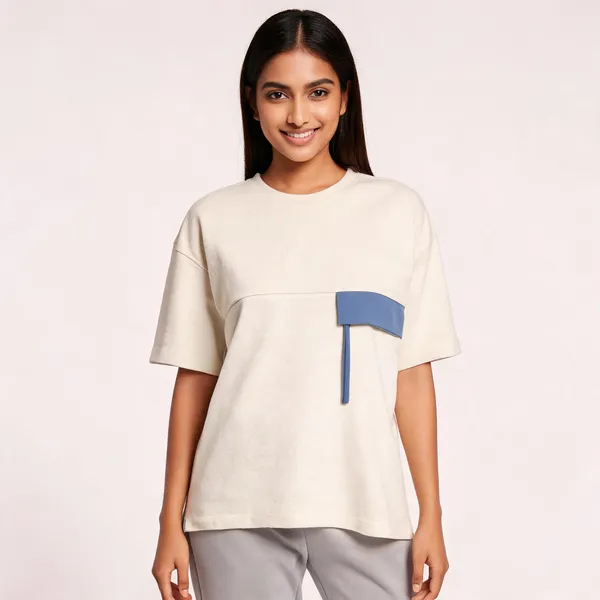 Cream_Terry_Cotton_Oversized_T-Shirt_For_Unisex