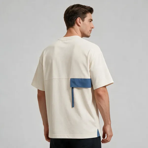 Cream_Terry_Cotton_Oversized_T-Shirt_For_Unisex