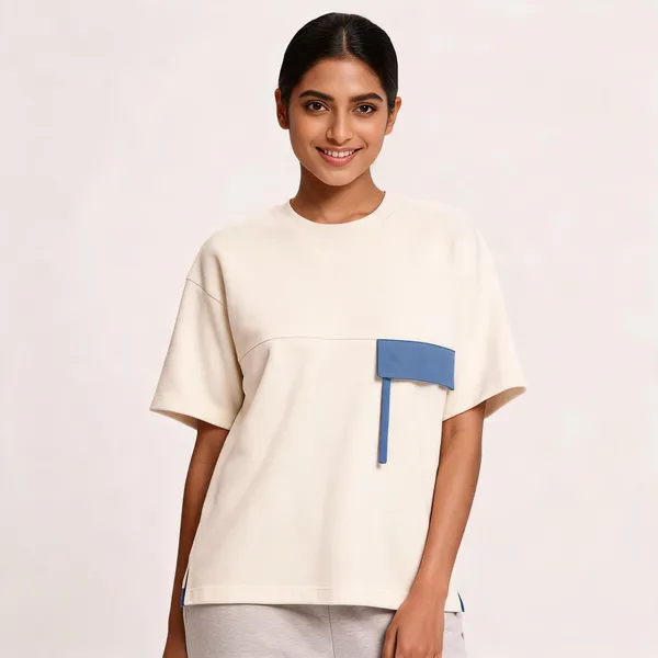 Cream_Terry_Cotton_Oversized_T-Shirt_For_Unisex