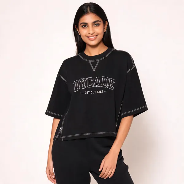 Black_Acid_Wash_Terry_Oversized_Fit_T-Shirt_For_Unisex