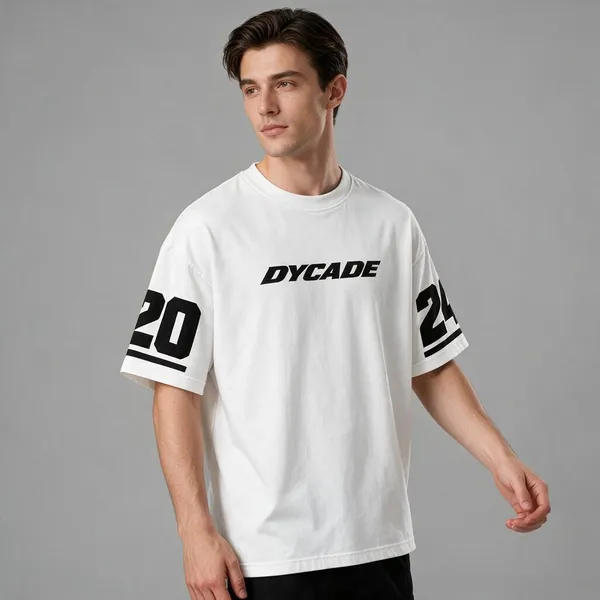 White_Terry_Cotton_Regular_Fit_Graphic_T-Shirt_For_Unisex