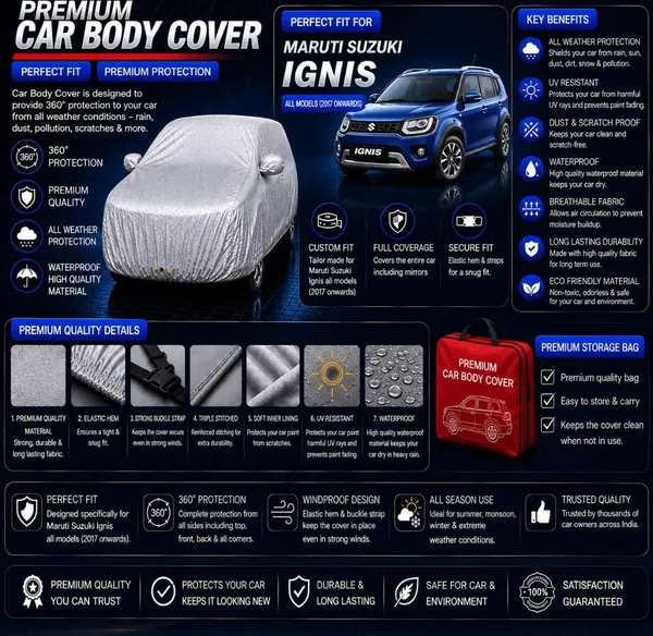 Silver_Waterproof_Car_Body_Cover_for_Maruti_Suzuki_Ignis