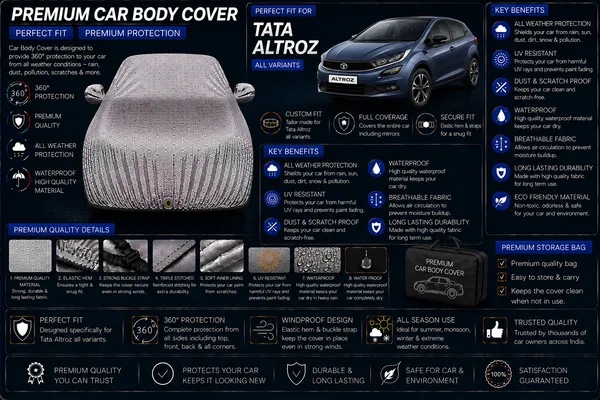 Silver_Waterproof_Custom_Fit_Car_Body_Cover_For_Tata_Altroz