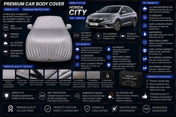 Silver_Waterproof_Car_Cover_For_Honda_City