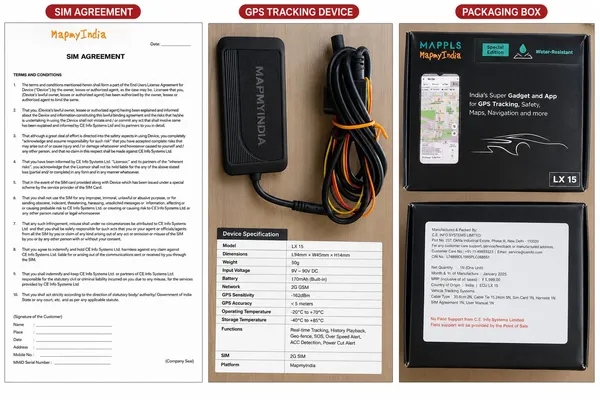 Mappls_LX_15_Vehicle_GPS_Tracking_Device
