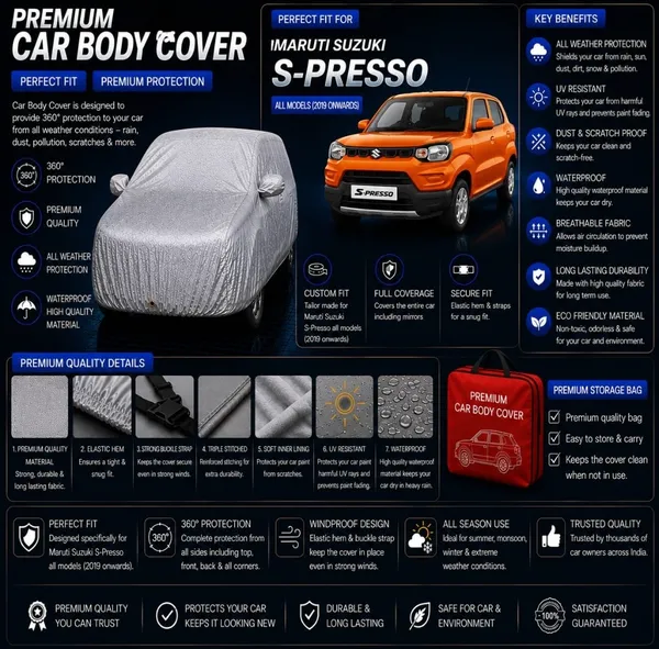 Silver_Waterproof_Car_Body_Cover_for_Maruti_Suzuki_S-Presso