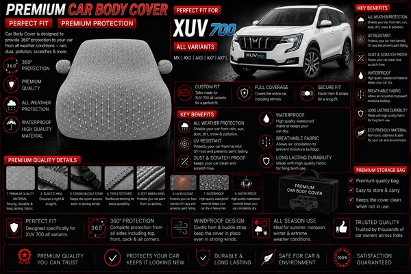 Silver_Waterproof_Car_Body_Cover_For_XUV700