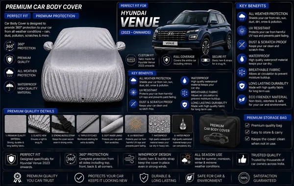 Silver_Waterproof_Car_Body_Cover_for_Hyundai_Venue