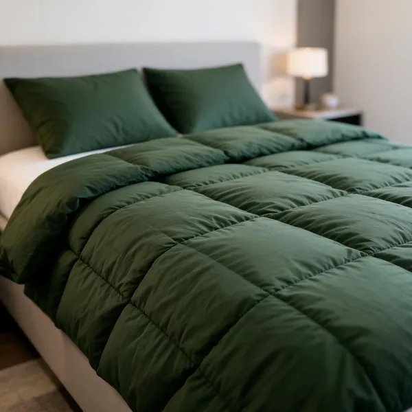 Microfibre_Green_Comforter_Double_Bed
