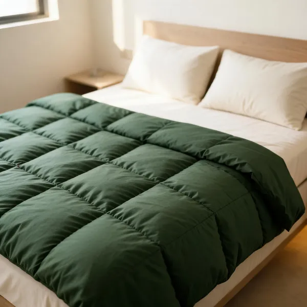 Microfibre_Green_Comforter_Double_Bed