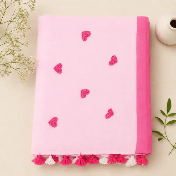 Light_Pink_Mul_Cotton_Floral_Embroidered_Tassel_Saree