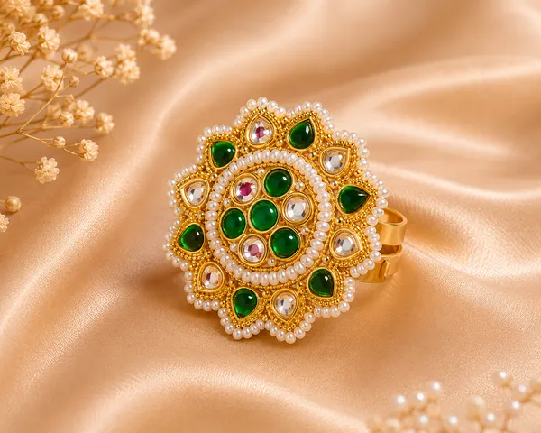 Emerald_heirloom-_Green_Kundan_Ring_For_Women