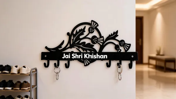 Steel_Floral_Key_Holder