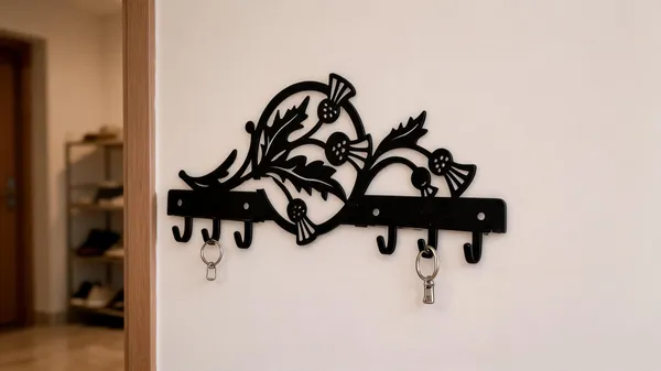 Steel_Floral_Key_Holder