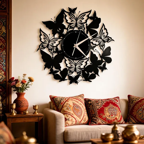 Steel_Modern_Butterfly_Silhouette_Wall_Clock