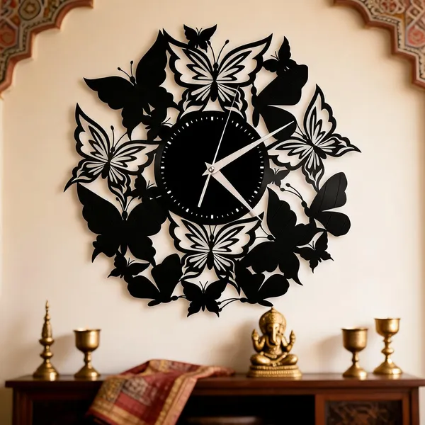 Steel_Modern_Butterfly_Silhouette_Wall_Clock