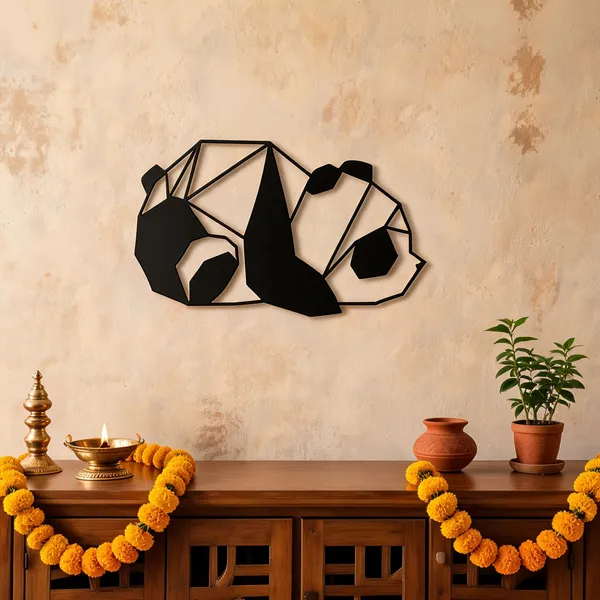 Steel_Modern_Geometric_Panda_Metal_Wall_Art