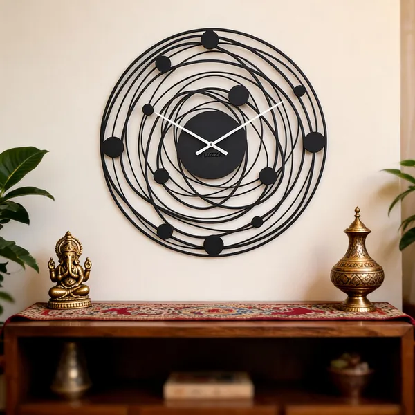 Steel_Orbit_Design_Wall_Clock