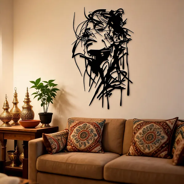 Steel_Abstract_Woman_Face_Metal_Wall_Art